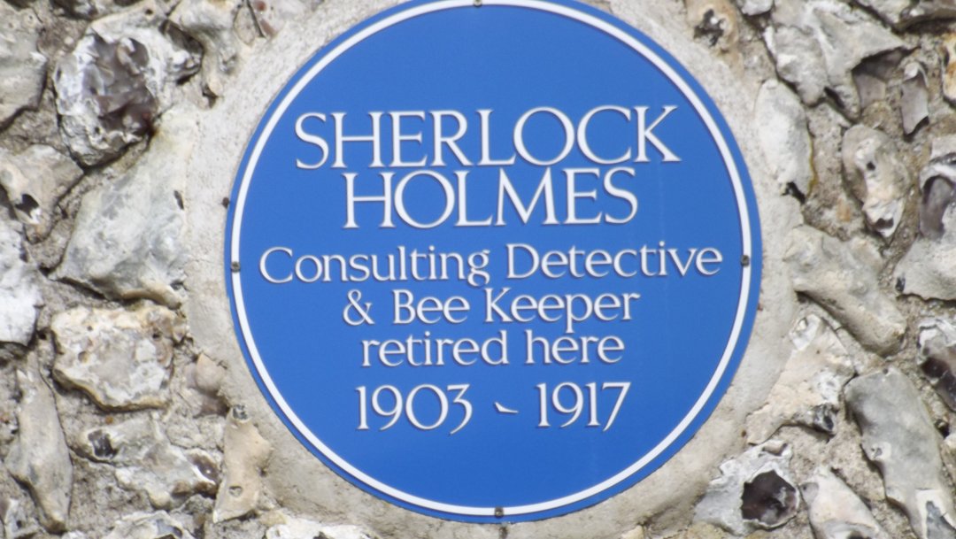 Sherlock Holmes plaque