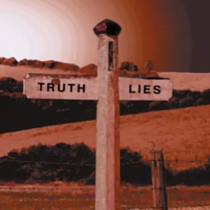 Truth and Lies signpost